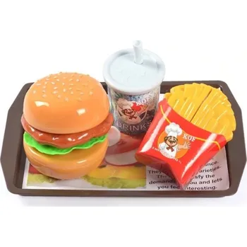 Dětská kuchyňka Dětské hamburger menu 4 ks