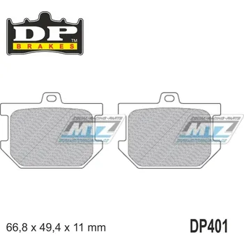 Brzdová destička BRZDOVÉ DESTIČKY YAM F/R DP401
