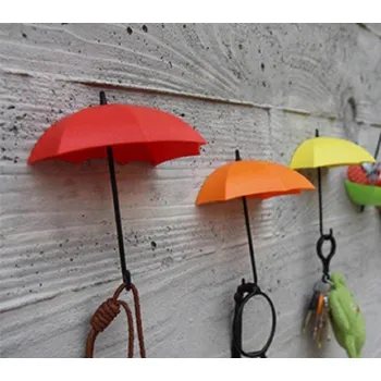 Věšák Nástěnný držák ve tvaru deštníku 3 ks 3