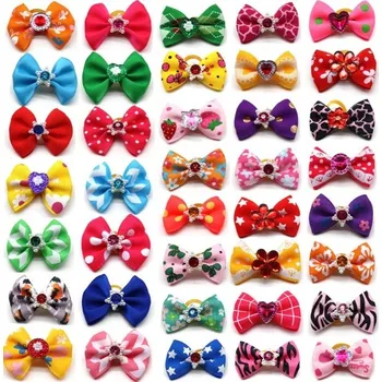 Obleček pro psa Gumičky pro psy s mašlí 100 ks