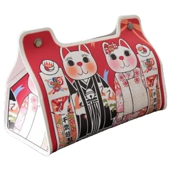 Vlhčený ubrousek Krabička na papírové ubrousky s motivem kočky 2