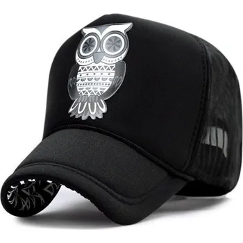 Kšiltovka Trucker kšiltovka se sovou černá