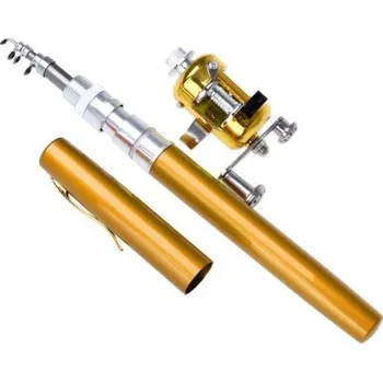 Rybářský prut Mini rybářský prut J2920 žlutá