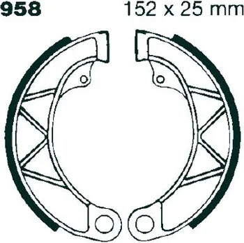 Brzda pro motocykl Sada brzdových čelistí EBC 958 958