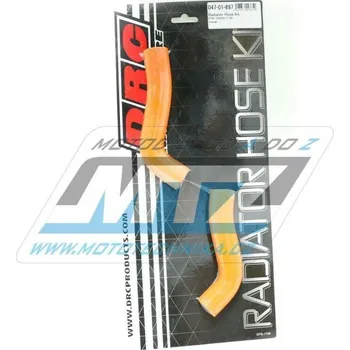 Hadice chladiče DRC RADIATOR HOSE KIT - DRC D47-01-897 - KTM 250EXC-F / 08-13 - oranžové (sada 2ks) DF4701897