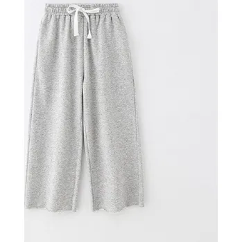 Dívčí kalhoty Dívčí tepláky T2447 šedá 10