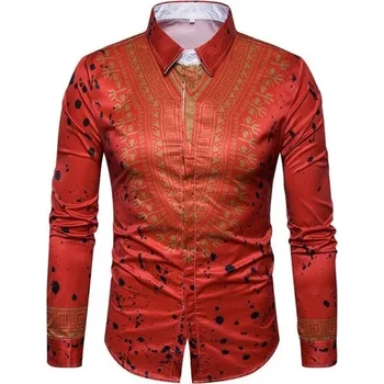 Pánská košile Pánská košile F649 červená L