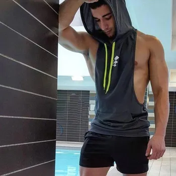 Pánská mikina Pánská mikina bez rukávů T1976 tmavě šedá XS