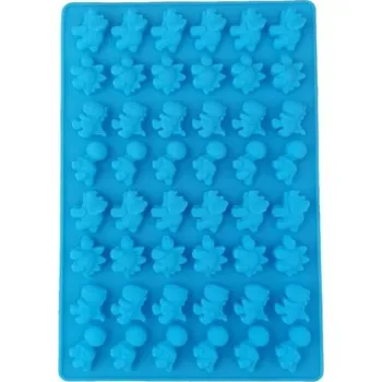 Silikonová forma s dinosaury modrá