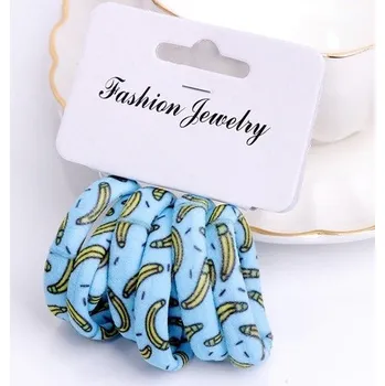 Gumičky do vlasů se vzorem - 6 ks 8