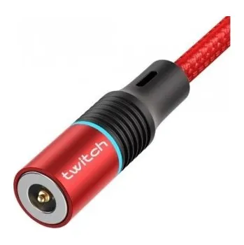 Datový kabel Magnetický USB nabíjecí kabel K447 červená 1 m