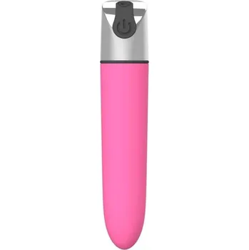 Vibrátor Silikonový mini vibrátor s kompaktním designem a diskrétním balením růžová