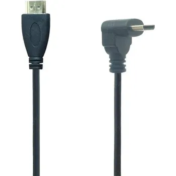 Video kabel Zahnutý propojovací kabel Mini HDMI na HDMI 50 cm 4