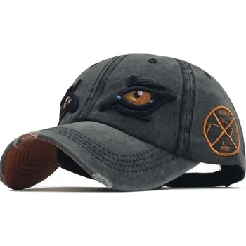 Kšiltovka Pánská kšiltovka s očima tmavě šedá