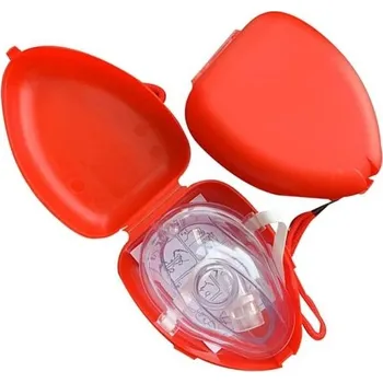 Dávkovač léků Náhradní maska pro záchranné zařízení proti udušení s obalem 10x12 cm Resuscitační dýchací maska s jednocestným ventilem KPR