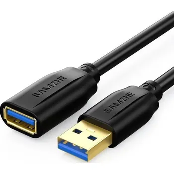 Kabel do PC Prodlužovací kabel USB 3.0 M/F K1007 černá 50 cm