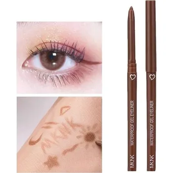 Oční linky Dlouhotrvající gelové oční linky Pero na oční linky Voděodolná tužka na oči světle hnědá