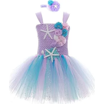 Dívčí šaty Dívčí šaty N256 světle modrá 6