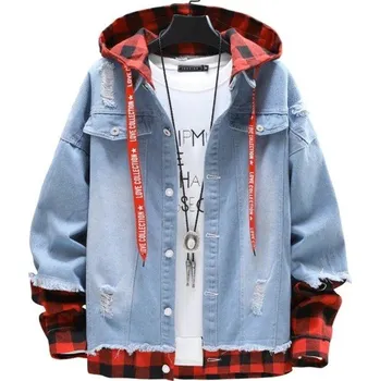 Pánská větrovka Pánská džínová bunda F1154 S