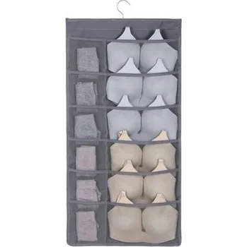 Úložný box Závěsný organizér na spodní prádlo C671 šedá 4