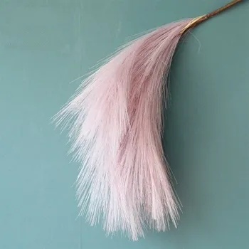 umělá květina Umělý svazek okrasné trávy světle fialová