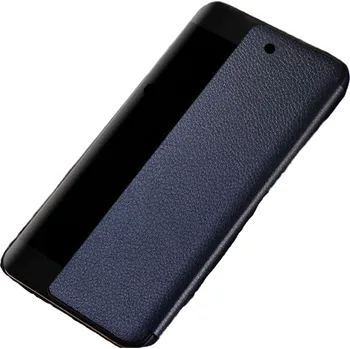 Pouzdro na mobilní telefon Flipové pouzdro Smart Clear View pro Huawei P20 tmavě modrá