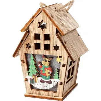 Vánoční dekorace Svítící vánoční domeček 3