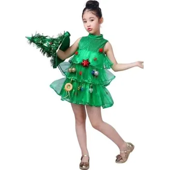 Karnevalová maska Dětský kostým vánoční stromeček 2-3 roky