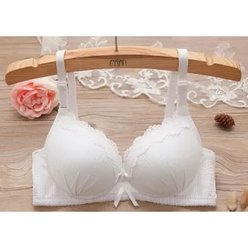 Dívčí spodní prádlo Dívčí vyztužená podprsenka bílá 16