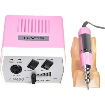 Bruska na nehty Bruska na nehty s nástavci růžová