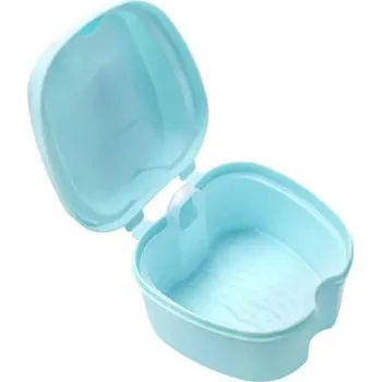 Péče o zubní náhradu Krabička na zubní protézu 8,5 x 8 x 6,5 cm