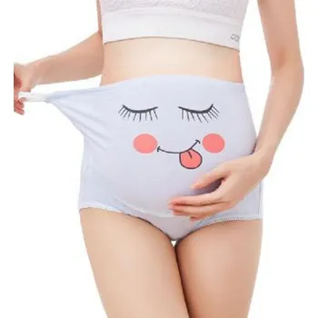 Kalhotky Těhotenské kalhotky nad bříško modrá XL