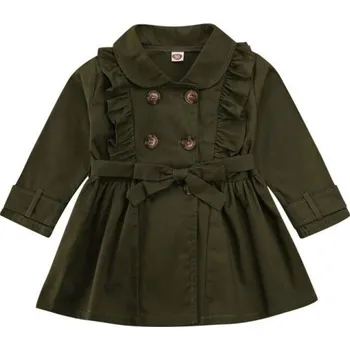Dívčí kabát Dívčí kabát L1868 armádní zelená 6