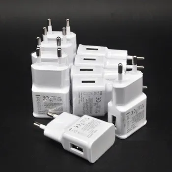 USB síťový nabíjecí adaptér 10 ks bílá