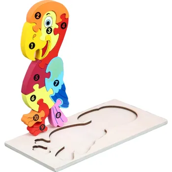 ostatní stavebnice Dřevěné vkládací puzzle Z191 4