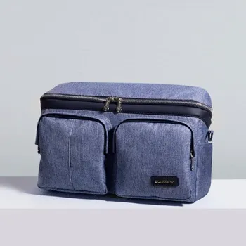 Přebalovací taška Praktická přebalovací taška na kočárek modrá L