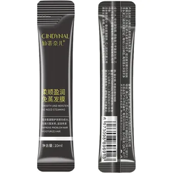 Vlasová regenerace Keratinová maska na vlasy 10 ml Intenzivní regenerace a výživa Oprava poškozených konečků Obnova lesku a síly Hloubková péče