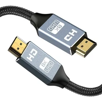 Video kabel HDMI 2.1 propojovací kabel M/M K986 šedá 50 cm