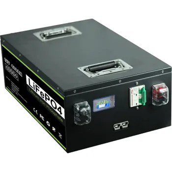 Nářadí pro automobil Lithium-železo-fosfátová baterie i ochranou IP5 Baterie LiFePO4 12V 400Ah Dobíjecí baterie pro solární invertor RV Vestavěné BMS 50 x 32 x 18 cm