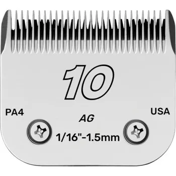 Kosmetika pro psa Náhradní střihací hlavice pro strojky Andis, Oster, Wahl, Heiniger a Conair Profesionální ocelová střihací hlavice na stříhání zvířat 1,5 mm Model 10