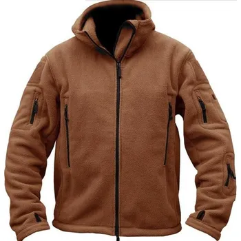Pánská bunda Pánská fleecová bunda J2591 hnědá XXL