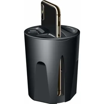 Qi bezdrátová nabíječka do auta