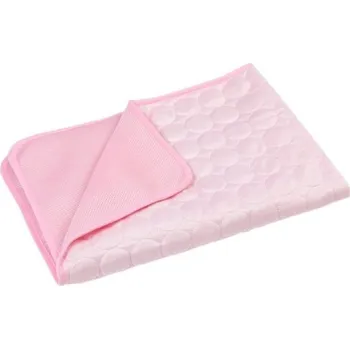 Pelíšek pro psa Chladící podložka pro psy a kočky 40 x 30 cm růžová