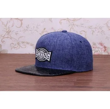 Kšiltovka Snapback s nápisem Boxing J2260 modrá