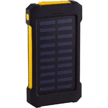 Powerbanka Solarní powerbanka se svítilnou 30 000 mAh zlatá