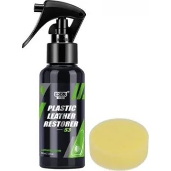 Oživovač a čistič plastů, kůže a gumových povrchů 100 ml s houbičkou Autokosmetika Čištění plastů a kůže Péče o interiér auta