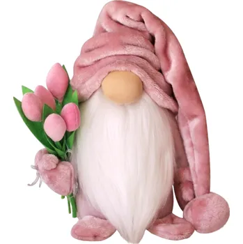 Velikonoční dekorace Látkový trpaslík G3094 růžová