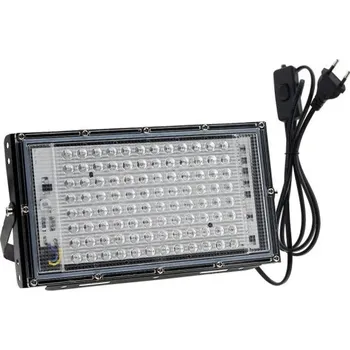 Svítilna UV vytvrzovací lampa 395 nm 100 W 24 x 12,5 cm Výkonná UV LED lampa Tvrzení pryskyřice Lakování Lepení Rychlé vytvrzení