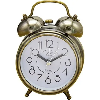 Hodiny Analogový budík G1623 zlatá