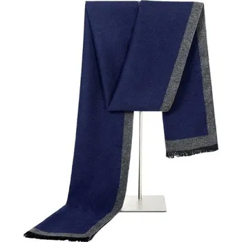 Šála Pánská bavlněná šála A1 tmavě modrá